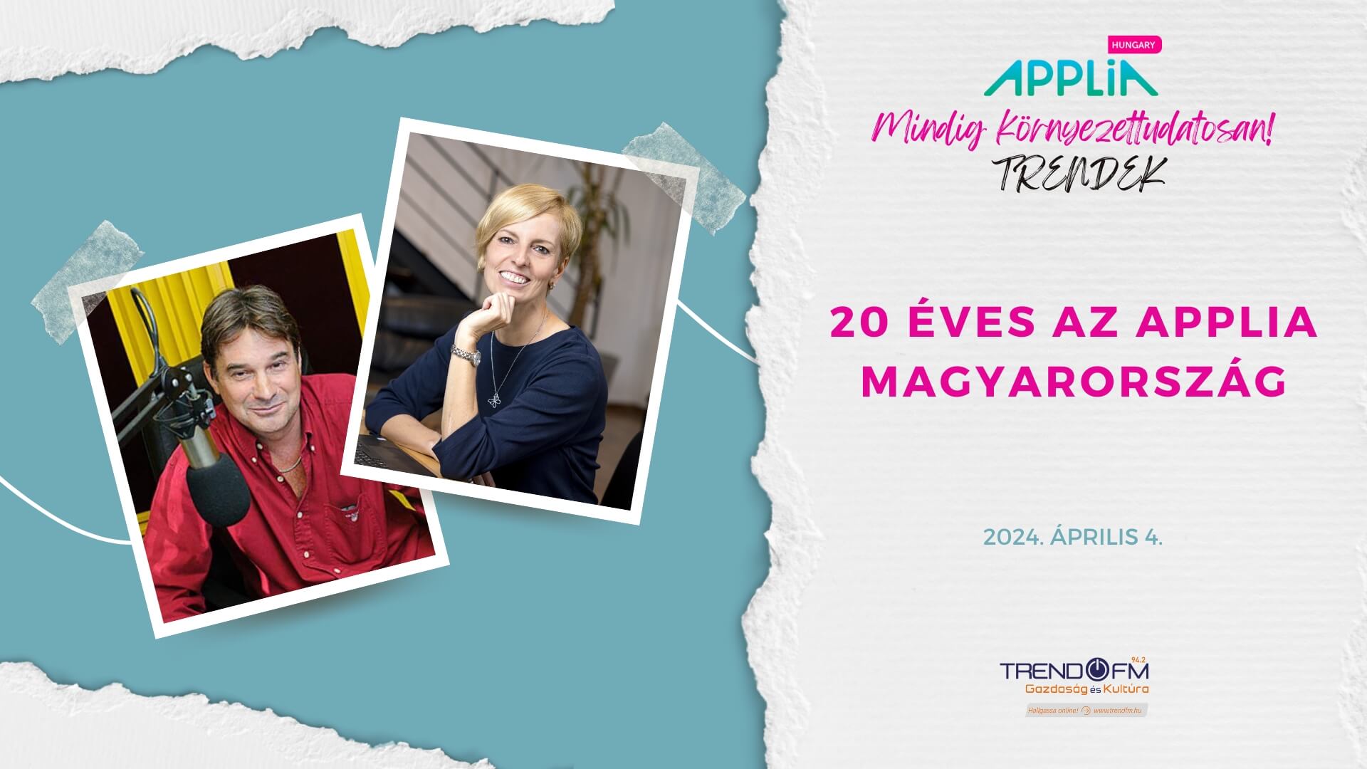 Trend FM interjú - 20 éves az APPLiA Magyarország