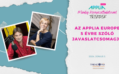 Az APPLiA Europe 5 évre szóló javaslatcsomagja (Trend FM)